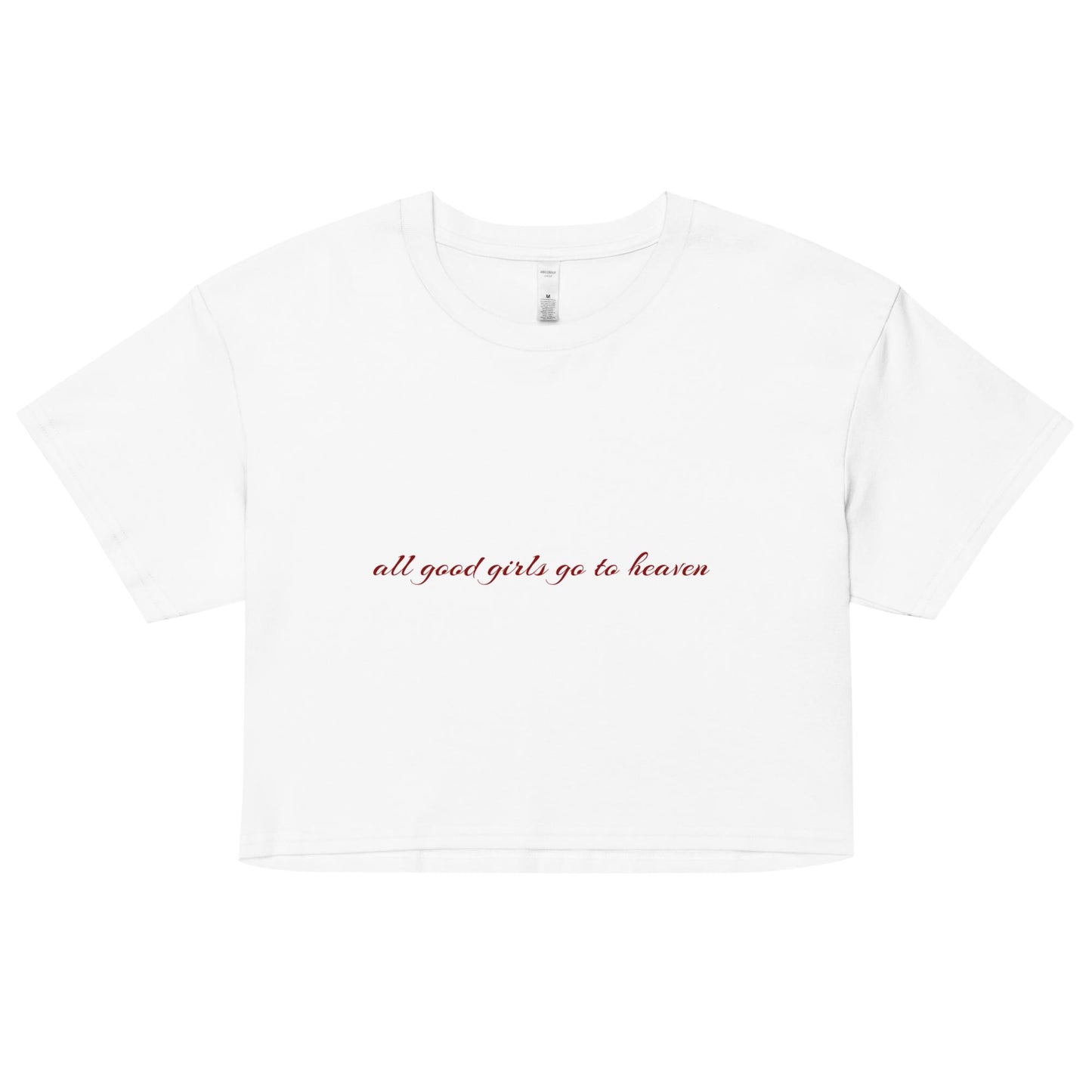 Good Girls Go to Heaven Cropped Tee
